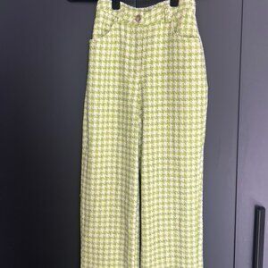 TopShop houndstooth trousers